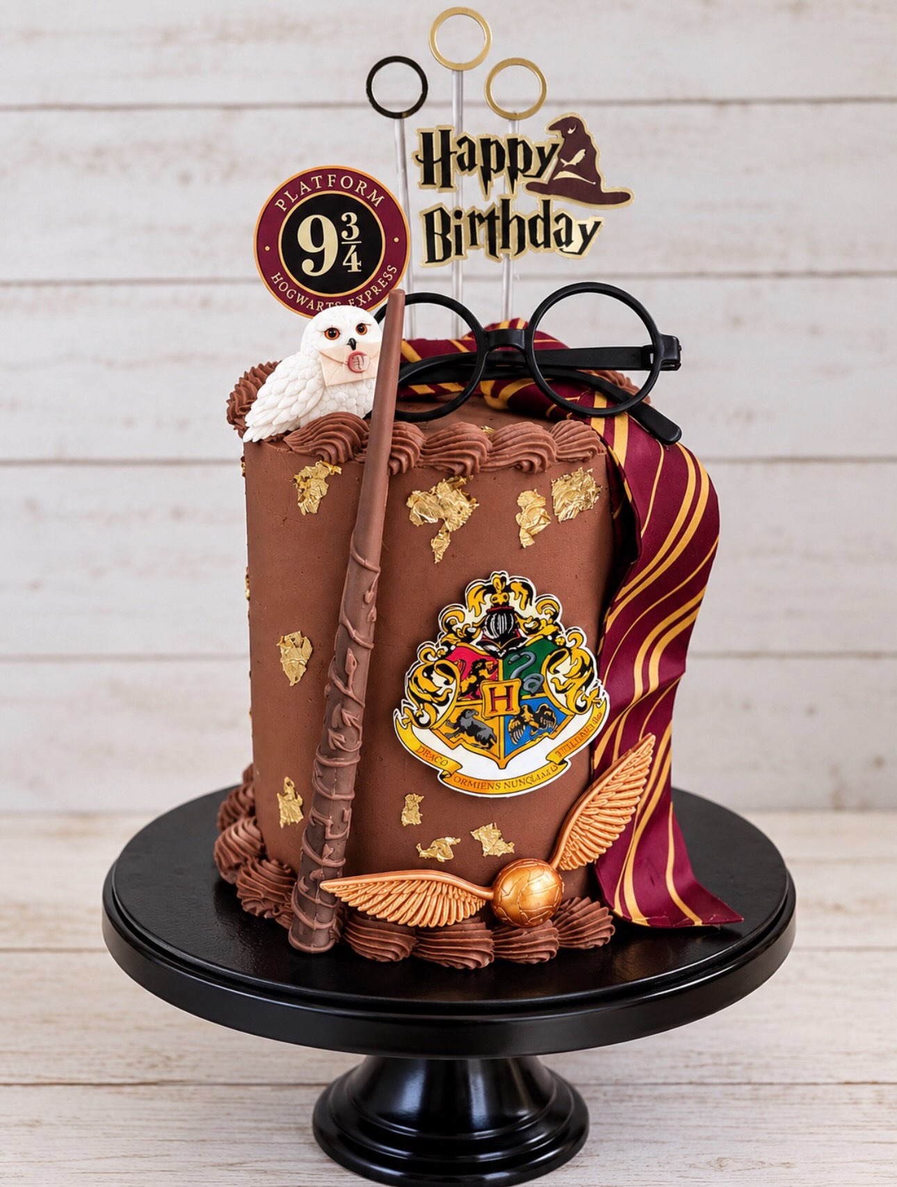 Harry Potter themed birthday cake